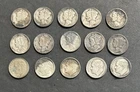 New Listing15 mixed Roosevelt-Mercury 90% Silver Dimes Some duplicates Low Grade Tarnished!