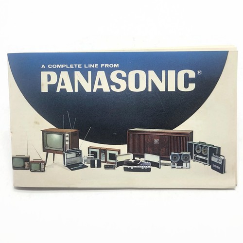 Vintage 1960s Panasonic Complete Line Catalog Booklet Brochure • Osaka Japan