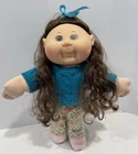 2017 WCT Cabbage Patch Kids 15” Girl Doll Brown Hair & Eyes, Freckles, Outfit