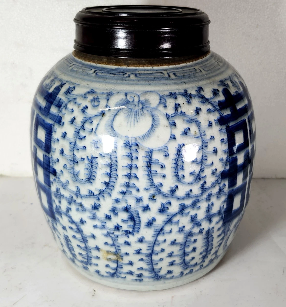 陶瓷蓝色1800-1849 中国古董花瓶| eBay