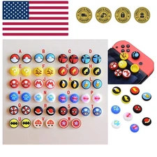 Silicone Analog Thumb Grip Stick Set Joystick Cap Thumbstick Cover Caps for S...