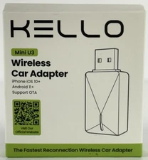 Kello Wireless CarPlay Adapter 5Ghz WiFi iPhone  Wireless Carplay Android AUTO