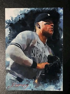 2025 AARON JUDGE  Edward Vela Signed Art Card #72 Limited Edition 49/50 