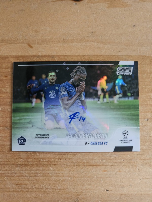 2021-22 Topps Stadium Club Chrome Trevoh Chalobah Auto RC