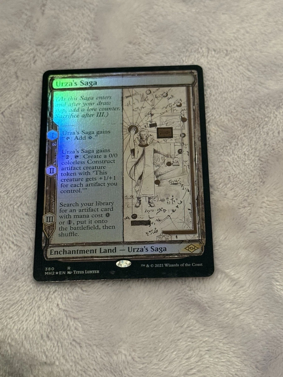 Land Foil Magic: The Gathering Trading Card Games Urza's Saga