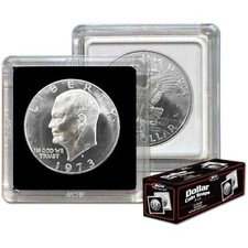 Stackable 2x2 Coin Snap - 25ct Holder for 38.5mm Dollars, Secure Display Options
