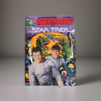 Star Trek PR-45 Dinosaur Planet Comic Book/Record 45 RPM Sci-Fi 1979 Peter Pan