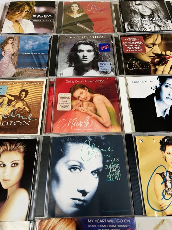 Celine Dion Cd Lot Lps & Singles Foto 4 de 4