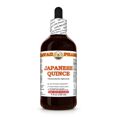 Japanese Quince (Chaenomeles Speciosa) Tincture, Dried Fruit Liquid Extract