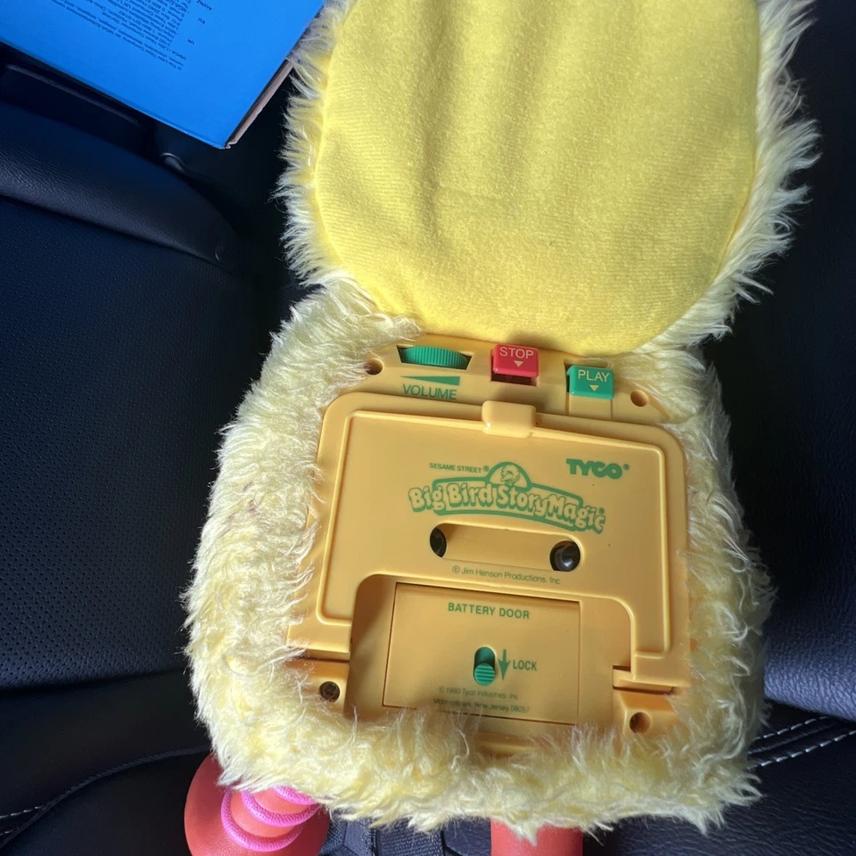 Reproductor de casete Ideal Big Bird Story Magic Sesame Street 1986 de colección sin cintas Foto 3 de 4