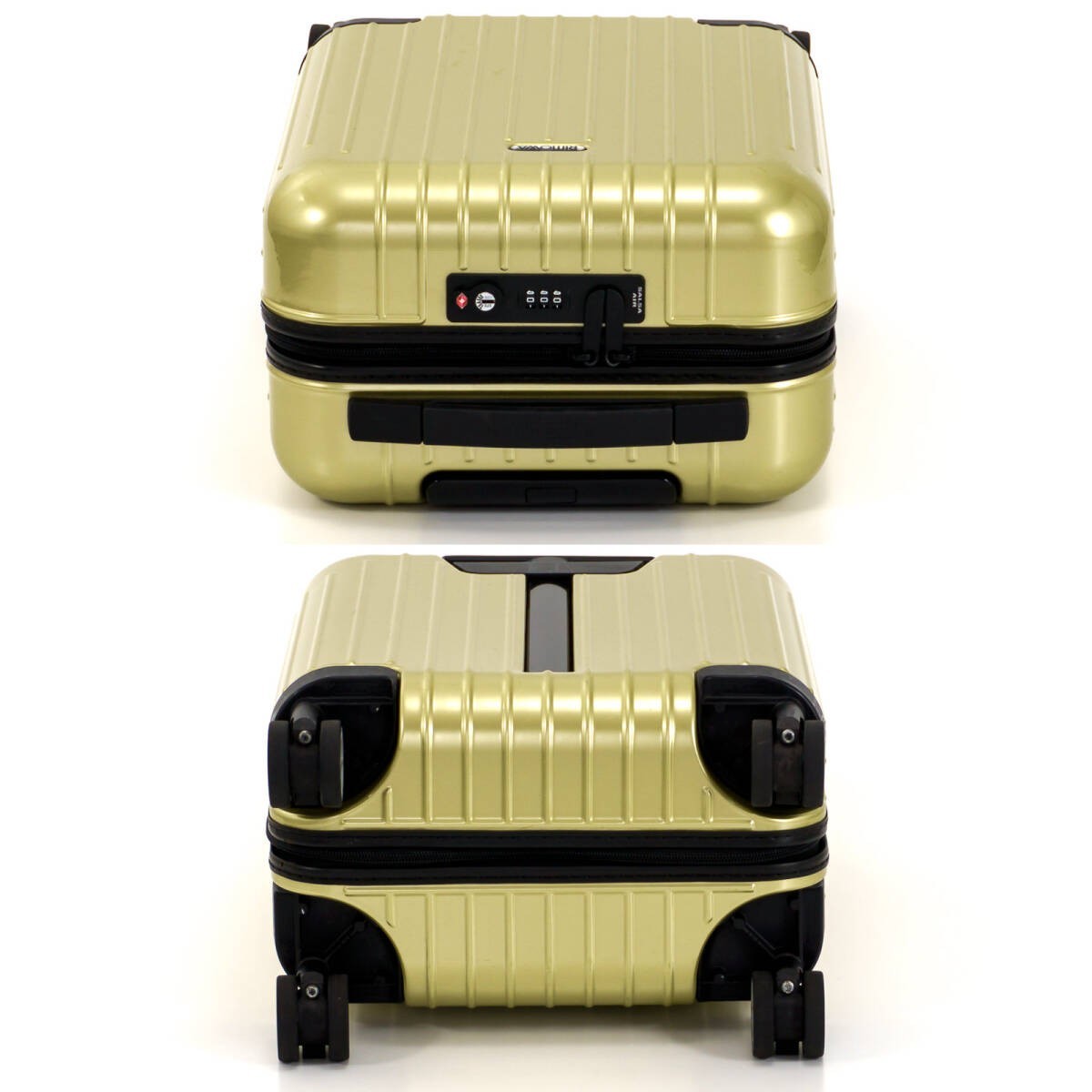 Rimowa Salsa Air Mini 22L Gloss Lime Green 4 wheels Carry Case