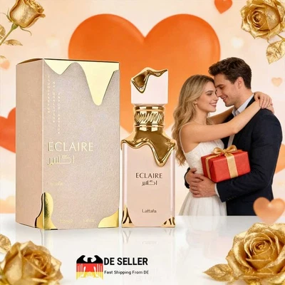MARKENLOS Lattafa Eclaire Eau De Parfum Spray für Frauen, 3.4 Ounce 100ML Fragrant