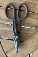 Vintage WISS V-13 Metal Cutting Tin Snips Sheet Metal Shears USA
