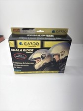 NOS Cardo Scala Motorcycle Helmet Rider TeamS...