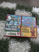 Nintendo Wii U New Super Mario Bros. U and Wii I Super Mario Maker