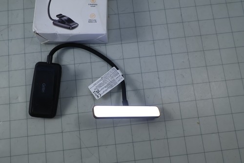 Gritin G1326 Rechargeable LED Book Light 5-Brightness Levels 3-Colors NEW