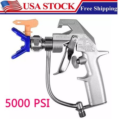 243283 Plus Gun w/ 517 Tip Silver Airless Spray Gun 5000 PSI US FAST shipping