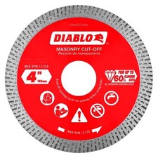 Diablo 4 in. D X 7/8 in. X .055 in. thick Dia...