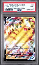 2023 Pikachu VMAX SWSH Black Star Promo #286 PSA 9 Neuf Mint