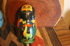 7" Family Nesting dolls 5 in 1 Matryoshka Handmade in Ukraine by Signed Artist