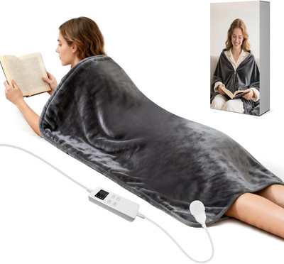 Extra Large Heating Pad for Back Pain Period Cramps Relief, King Size 59X27 Full