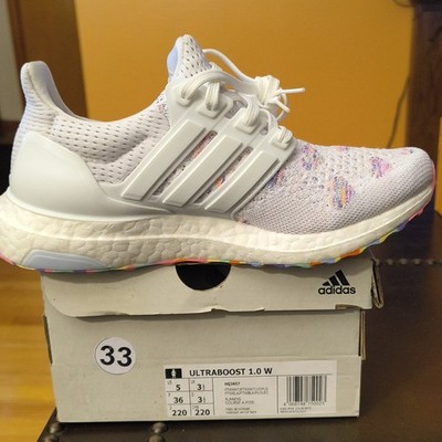 adidas UltraBoost 1.0 Women Primeknit Low Top Cloud White/Violet HQ3857