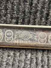 Pre-War Vintage M Hohner Marine Band 1896 Harmonica Key of G Germany W/ Box