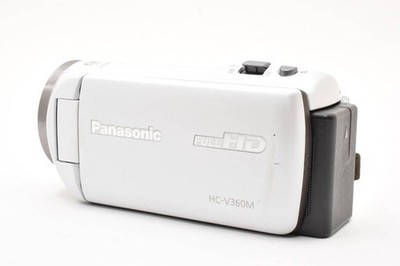 Panasonic HC-V360M-W White Full HD Camcorder 90x Zoom Tested from