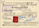 Germany Ausflugschein passport visa local revenue Sassnitz Rügen fiscal