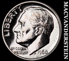 1960 Roosevelt Dime- Silver- Choice Gem Proof Luster No Reserve #J1465