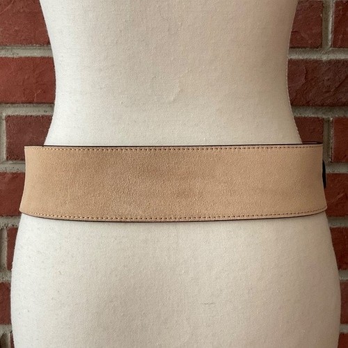 NWT Rag & Bone Beige Suede Wide Boho Belt Size S/M NEW - Picture 9 of 16