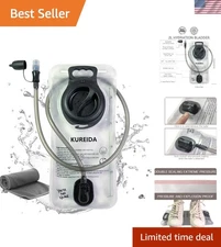 Durable 3L Military Hydration Bladder - Unisex, Adjustable Straps Included