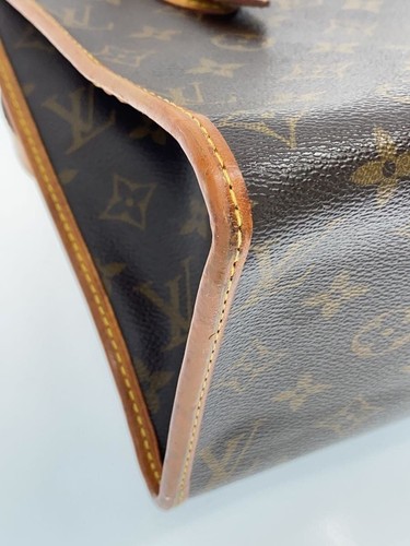 LOUIS VUITTON Shoulder Bag Popunk Canvas Monogram PVC BRW Used - Picture 7 of 9