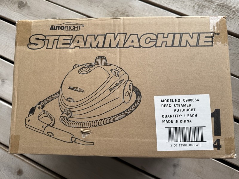 AutoRight SteamMachine Canister Steam Cleaner, Corded Model C900054