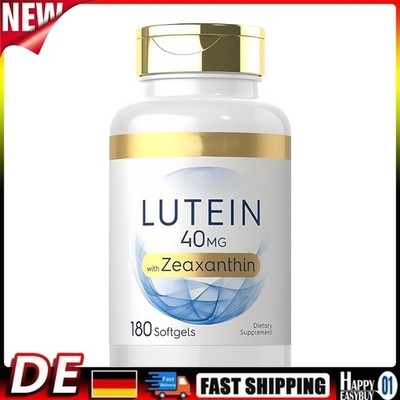 Lutein and Zeaxanthin 40 mg | 180 Softgels | Eye Health Vitamins UK