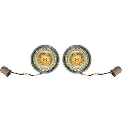 Custom Dynamics Bullet Turn Signal - 1157 - Chrome - Smoke Lens PB-BB-AW-1157CS