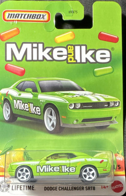 Matchbox x Mike and Ike Dodge Challenger SRT8 Green 1:64 Diecast Car 2008