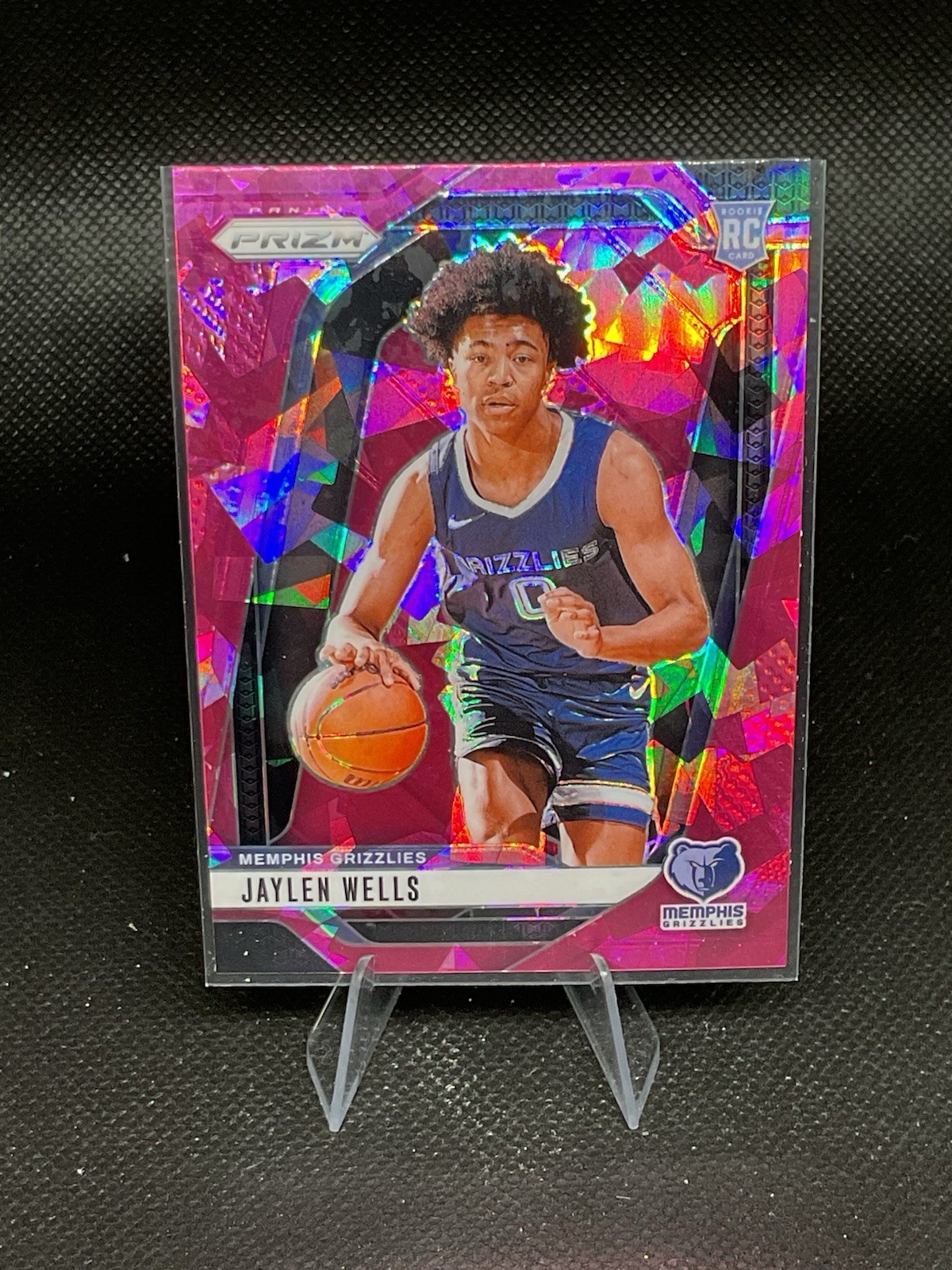 2024-25 Panini Prizm - Jaylen Wells #239 Pink Ice Prizm (RC)