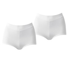 Triumph 2er Set Slip Nancy Miederhose UVP 68,00 Größe 70 weiß Shape Slips Panty