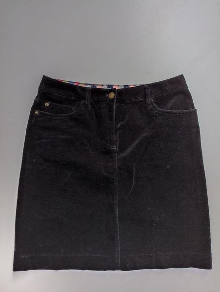 Women Boden Skirt Black Cotton 38 / M / 46