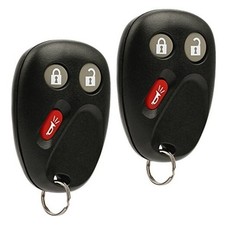 Key Fob Keyless Entry Remote fits 2003-2006 Chevy Tahoe Suburban 2-Pack Black