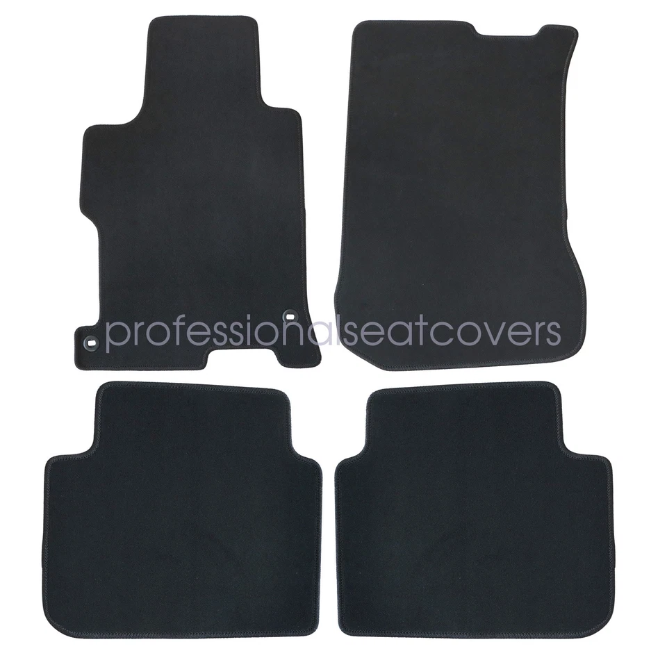 Alfombrillas delanteras y traseras negras para Honda Accord 2013 2014 2015 2016 2017 Foto 4 de 4