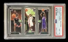 2003 topps matrix 0 lebron james, dwyane wade, chris bosh rc; BIG 3 rookie PSA 8