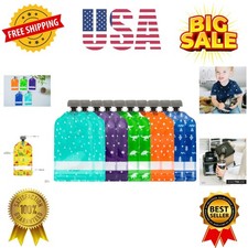 Reusable Baby Food Pouches for Toddlers BPA Free Plastic, Food Safe, Freeze...