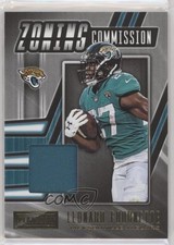 2019 Panini Playbook Zoning Commission Material Leonard Fournette #11 v1i