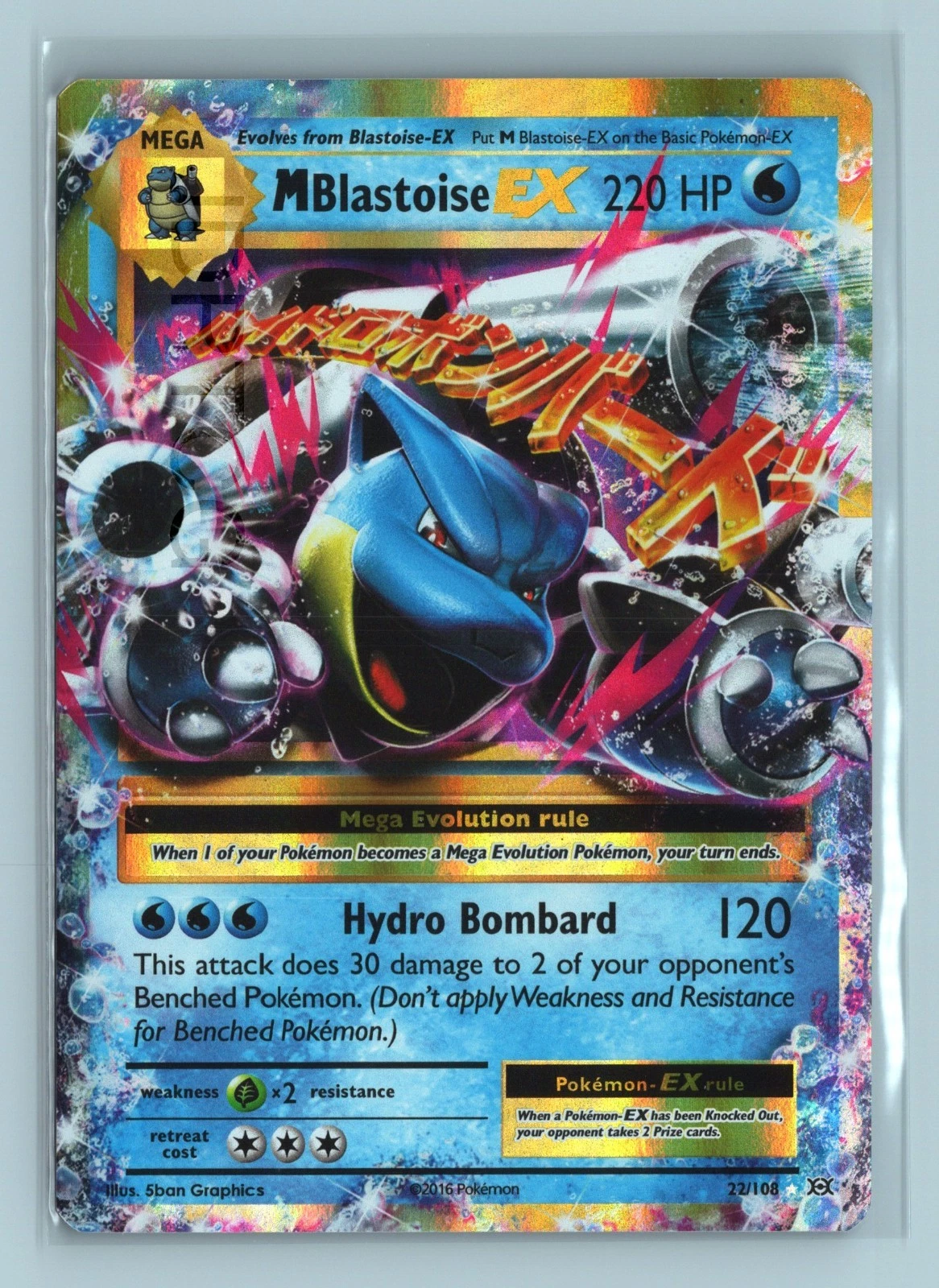 Deal for Pokemon XY Evolutions Holo Rare 22/108 Mega M Blastoise EX