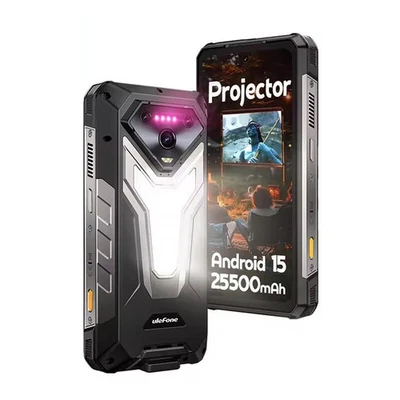 Ulefone Armor 34 Pro 5G Rugged Phone AI DLP Projector 25500mAh 6.95" 512GB IP68