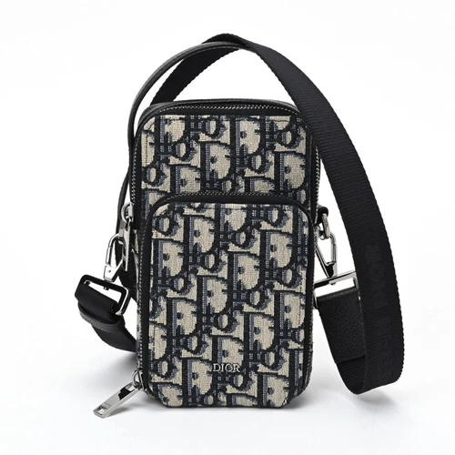 Micro pochette épaule Dior Rider 2OBCA326YSE_H05E jacquard oblique occasion TOMI 0