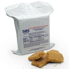 , Inc. 185000825 S.O.S. Rations 3600 Calorie Food bar - 3 Day/ 72 Hour Packag...