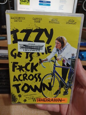 Izzy Gets the Fck Across Town (DVD, 2018) Mackenzie Davis Ex-Library Shout Facto